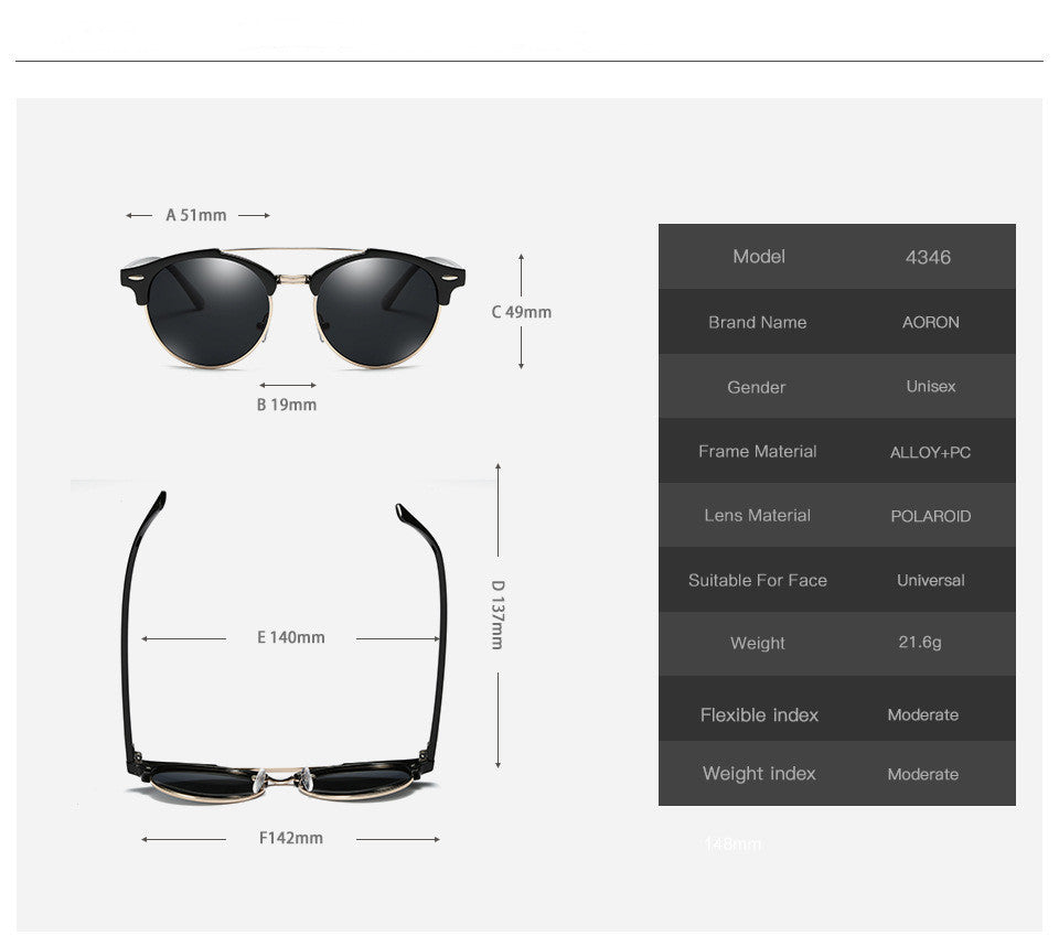 Men's And Women's Polarized  Colorful Sunglasses