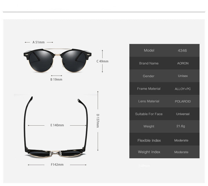 Men's And Women's Polarized  Colorful Sunglasses