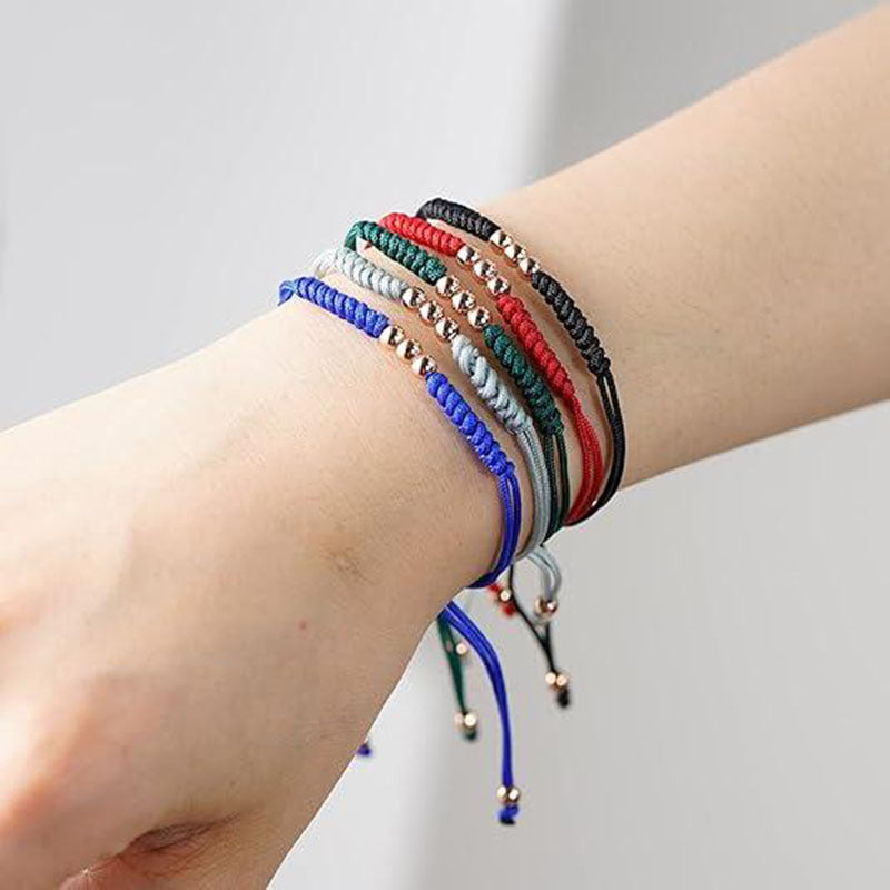 Golden Beaded Weave All-match Simple Adjustable Carrying Strap