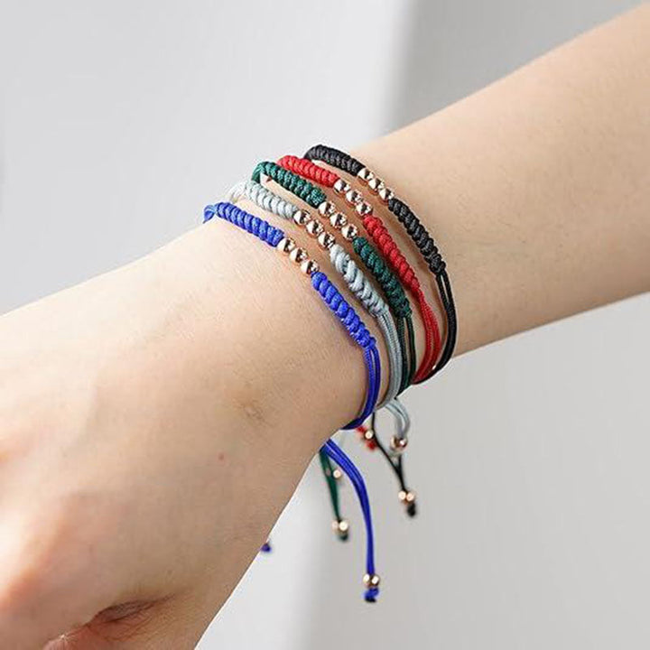 Golden Beaded Weave All-match Simple Adjustable Carrying Strap