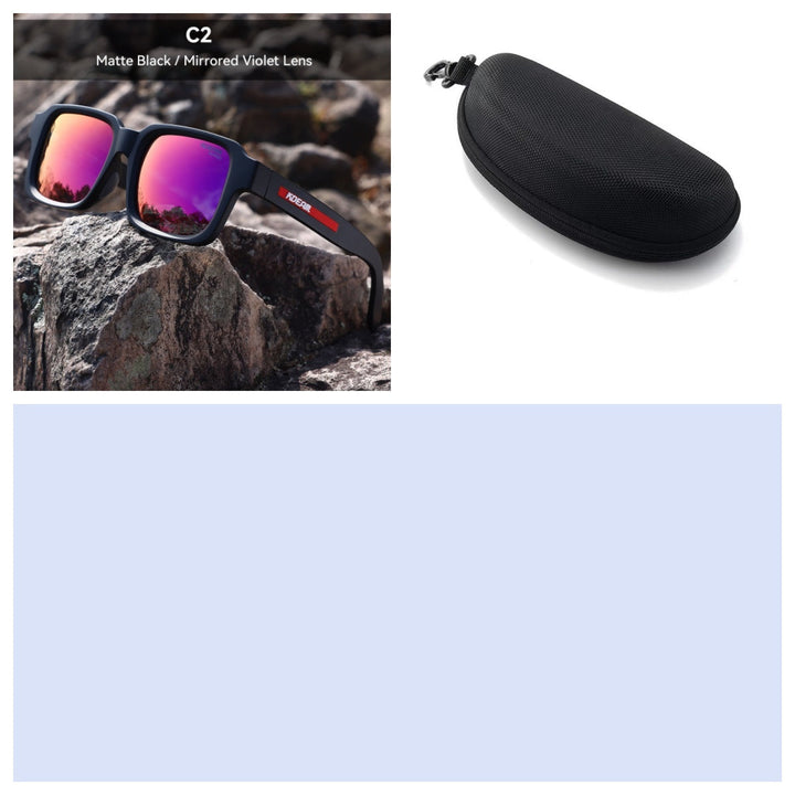TR90 Colorful Polarized Sunglasses Square