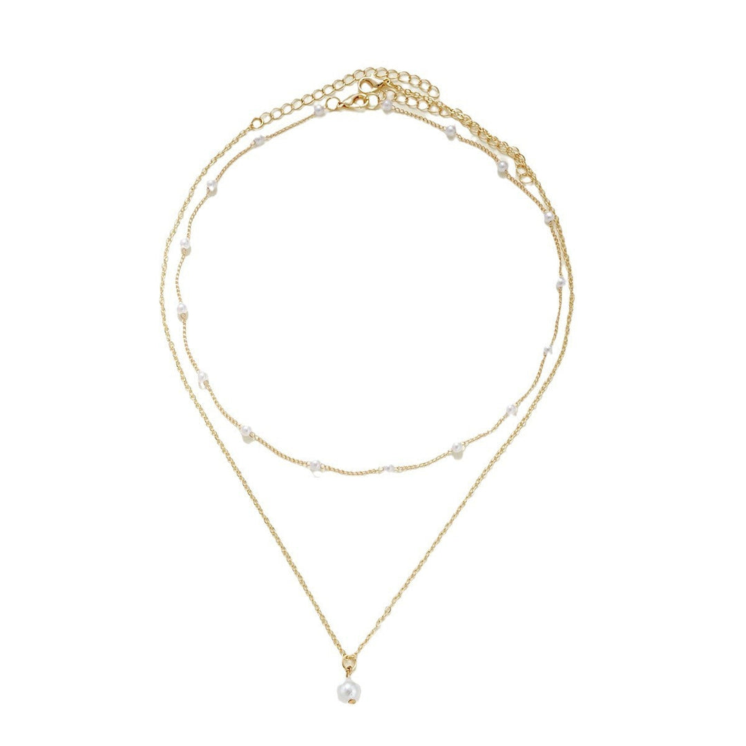 Baroque Pearl Necklace Design Double Layer