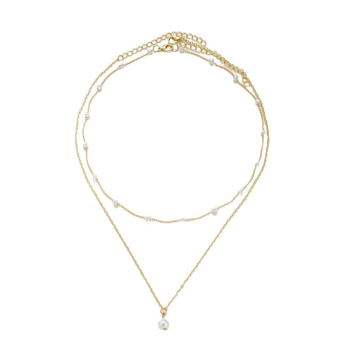 Baroque Pearl Necklace Design Double Layer