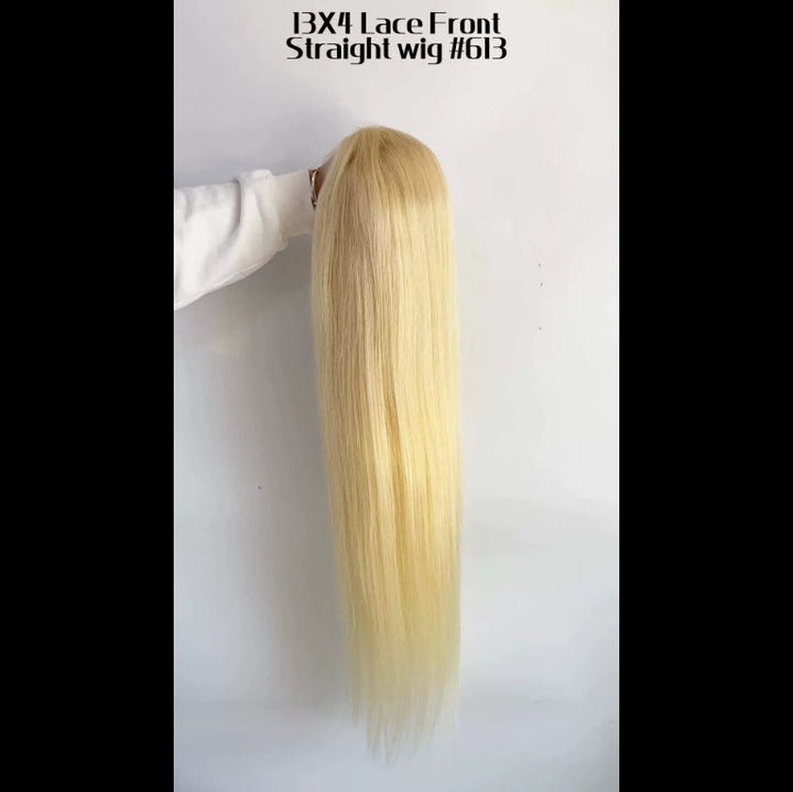 2024 Long HD 13 4 Straight Lace Wig  Raw Black Female Human Hair