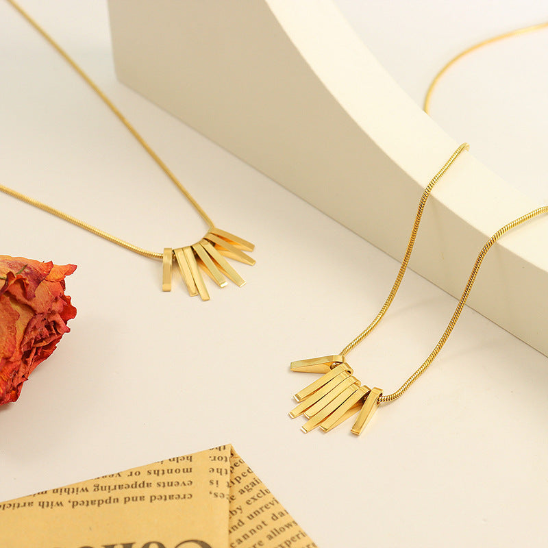 Necklace,stainless Steel,with Piano Key ,Only Self-pickup Is Supported, And The Displayed Prices Are All Self-pickup Prices