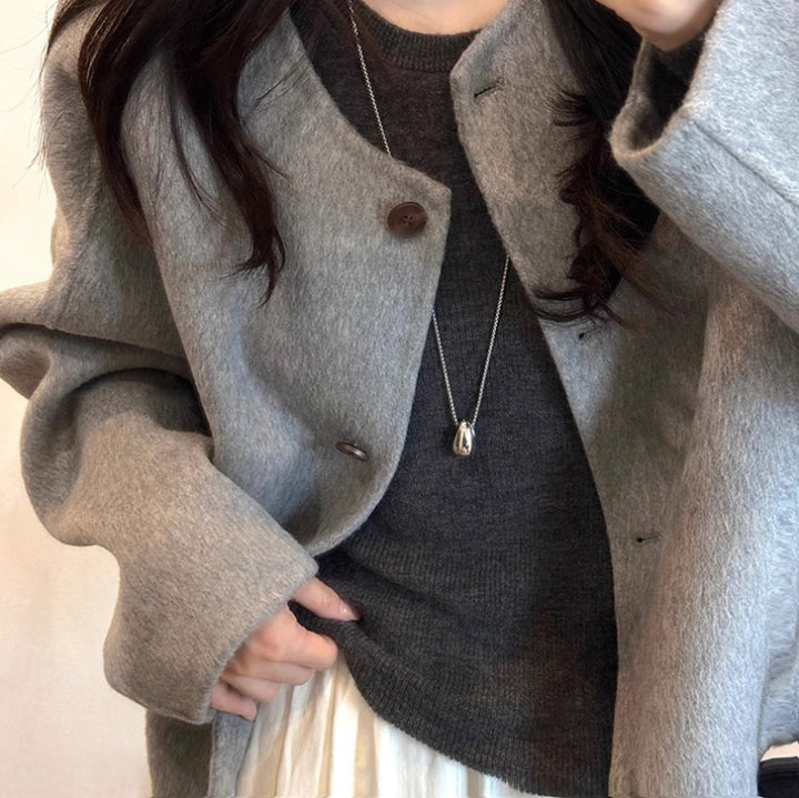 Light Luxury High-grade Accessories Minimalist Water Drop Pendant Necklace For Women