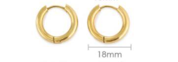 Classic Round Hoops Earrings