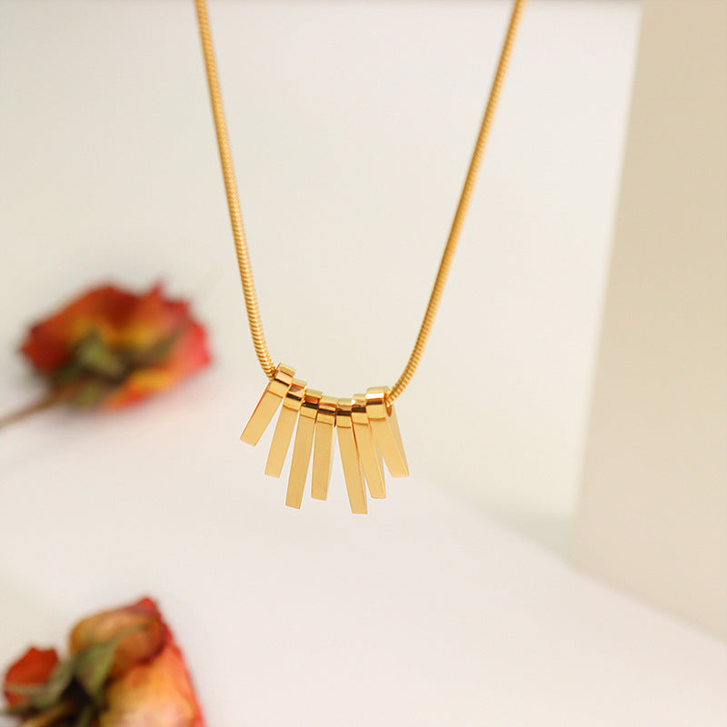 Necklace,stainless Steel,with Piano Key ,Only Self-pickup Is Supported, And The Displayed Prices Are All Self-pickup Prices