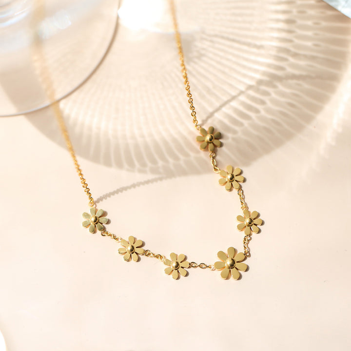 Necklace,stainless Steel,with Sunflowers,Only Self-pickup Is Supported, And The Displayed Prices Are All Self-pickup Prices