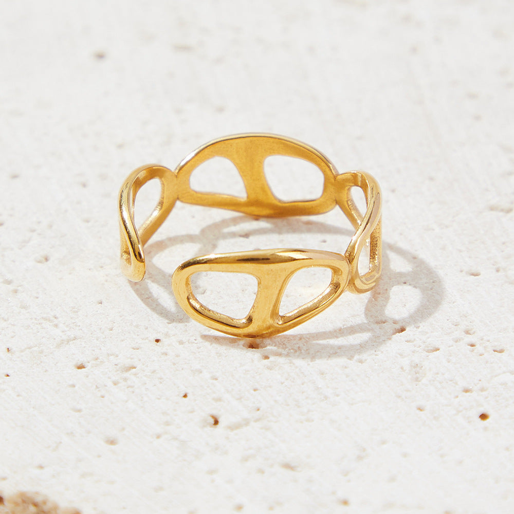 European And American Personalized Simple Women's Ring