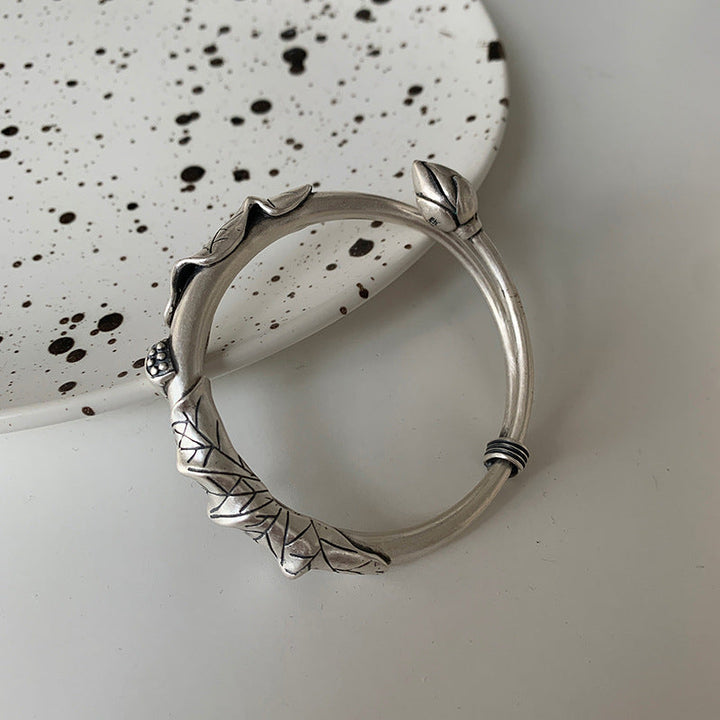 Retro Personalized Lotus Bracelet For Women