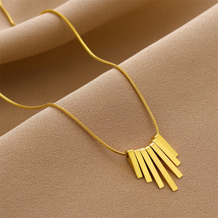 Necklace,stainless Steel,with Piano Key ,Only Self-pickup Is Supported, And The Displayed Prices Are All Self-pickup Prices