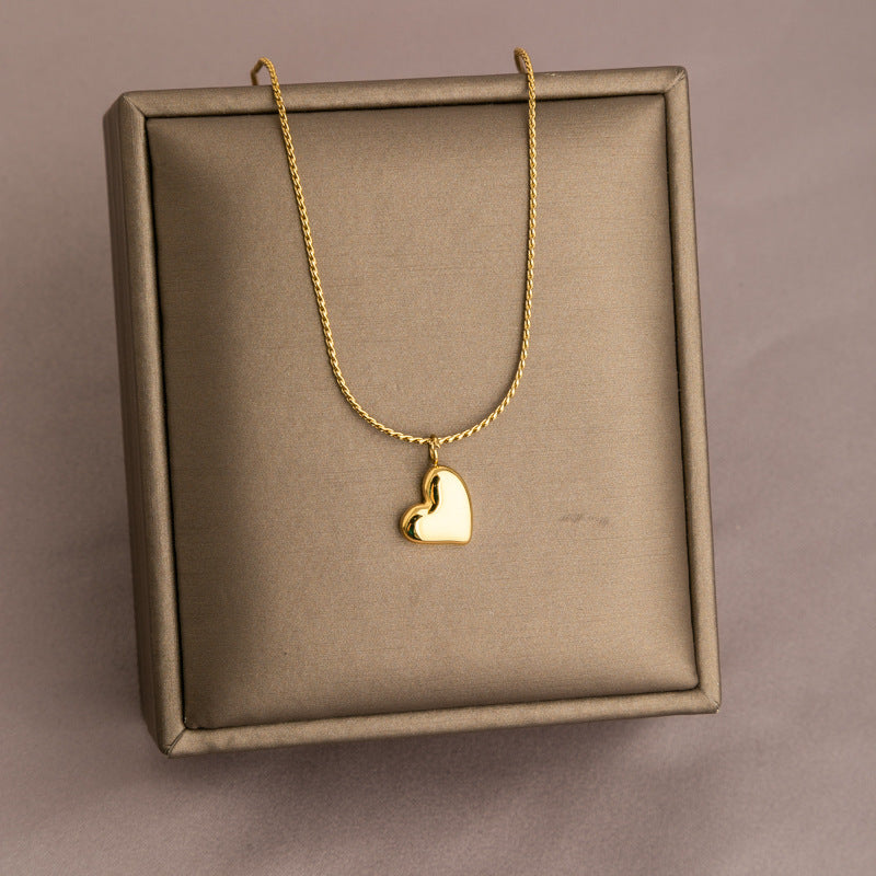 Necklace,stainless Steel,with Heart,Only Self-pickup Is Supported, And The Displayed Prices Are All Self-pickup Prices