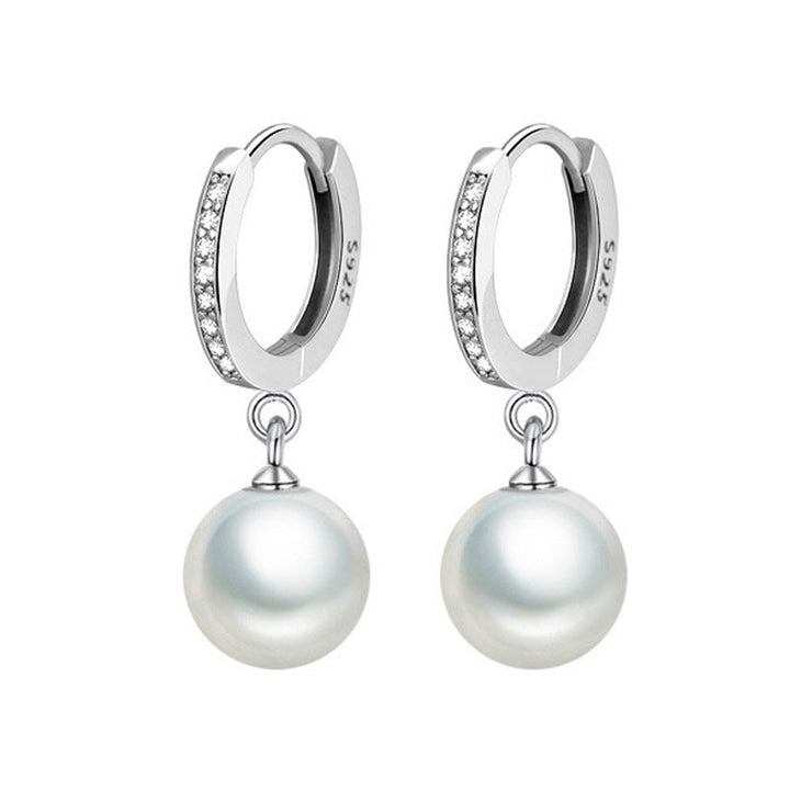 Sterling Silver S925 Freshwater Pearl Earrings