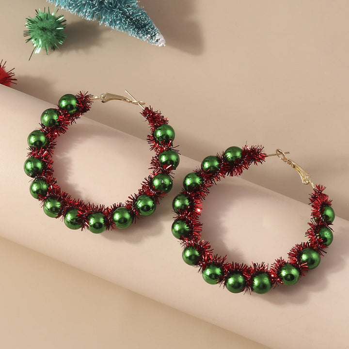 Ornament Christmas Cartoon Cute Earrings