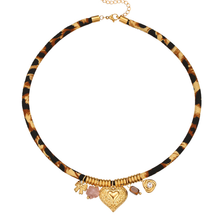 Leopard Series Stainless Steel Necklace For Women