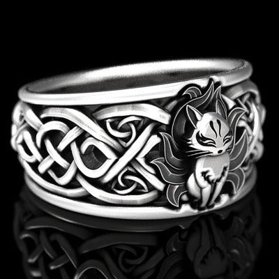 Best Selling Animal Ring Nine-Tailed Fox Pattern Ring