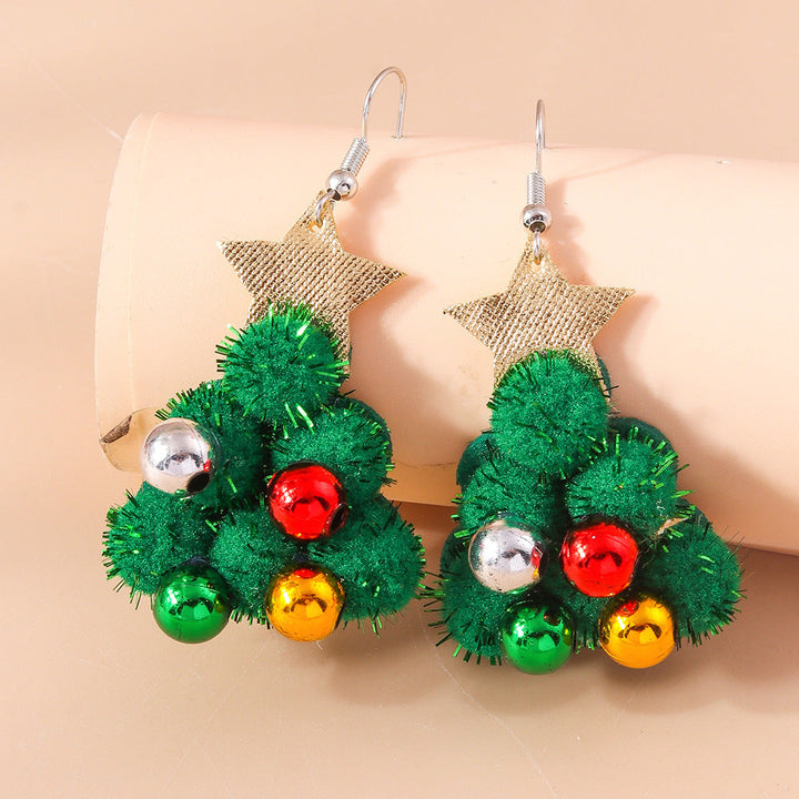 Ornament Christmas Cartoon Cute Earrings
