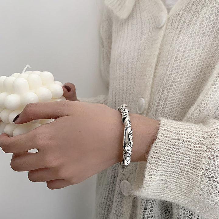 Retro Personalized Lotus Bracelet For Women