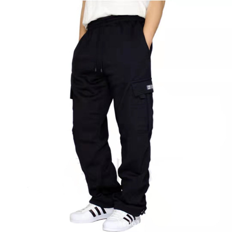 Men Pants Sweatpants Stretch Elastic Waist Jogger Sports Pants Drawstring Trousers Fashion Mens Clothing