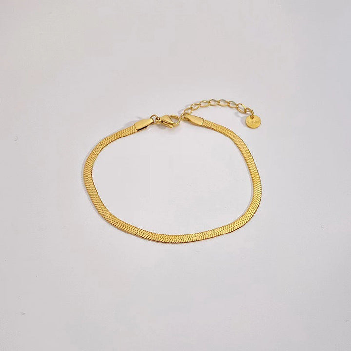 Stainless Steel 5-piece Set Simple Bracelet Does Not Fade