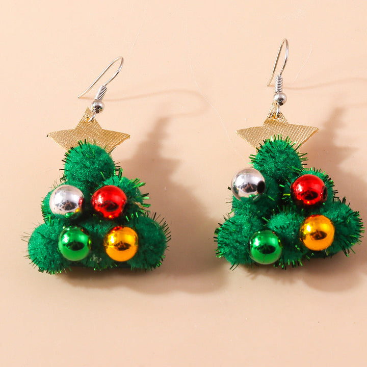 Ornament Christmas Cartoon Cute Earrings