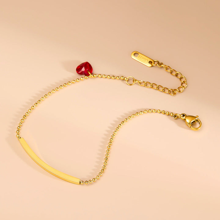 Design Hanging Heart Bracelet Women's Fashion Simple