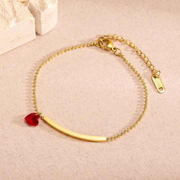 Design Hanging Heart Bracelet Women's Fashion Simple