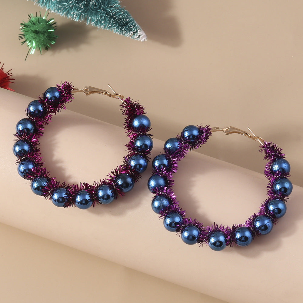 Ornament Christmas Cartoon Cute Earrings