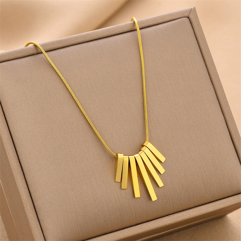 Necklace,stainless Steel,with Piano Key ,Only Self-pickup Is Supported, And The Displayed Prices Are All Self-pickup Prices