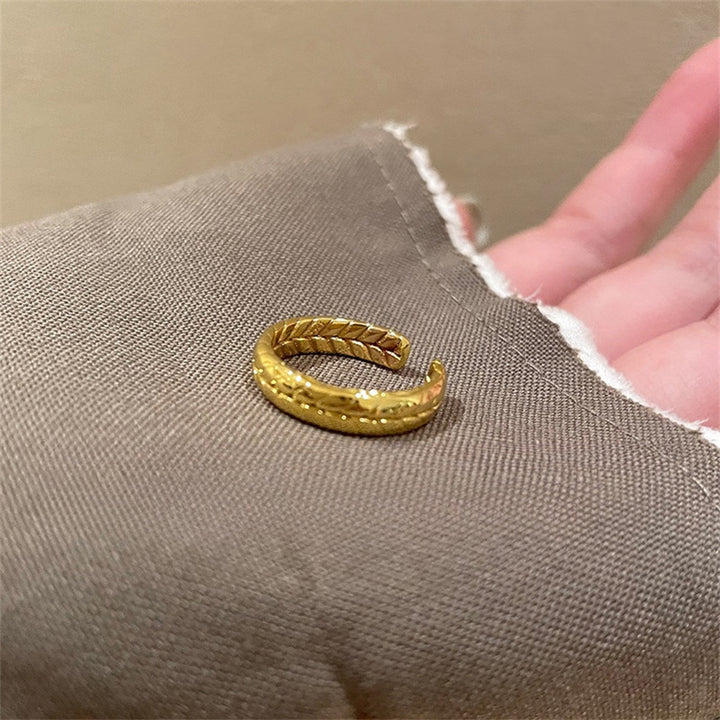925 Sterling Silver Simple Bracelet Non-fading All-matching Little Finger Ring