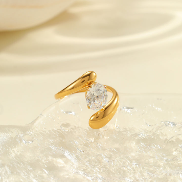 Fashion Zircon Ring Exquisite Hand Jewelry