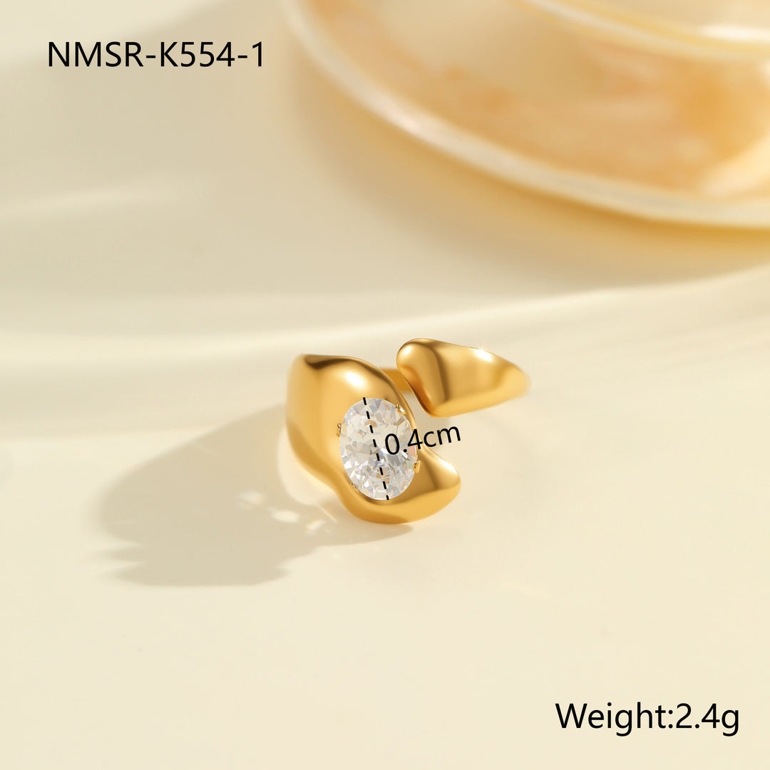 Fashion Zircon Ring Exquisite Hand Jewelry