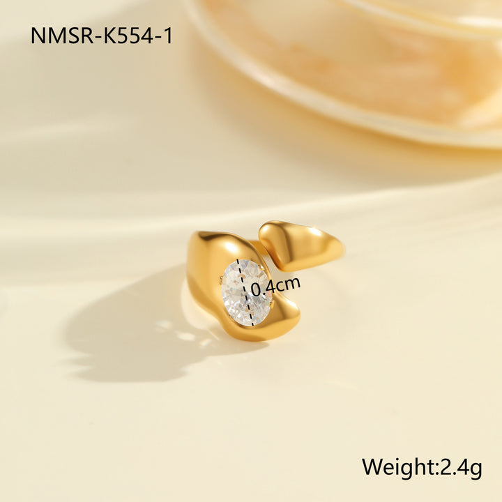 Fashion Zircon Ring Exquisite Hand Jewelry