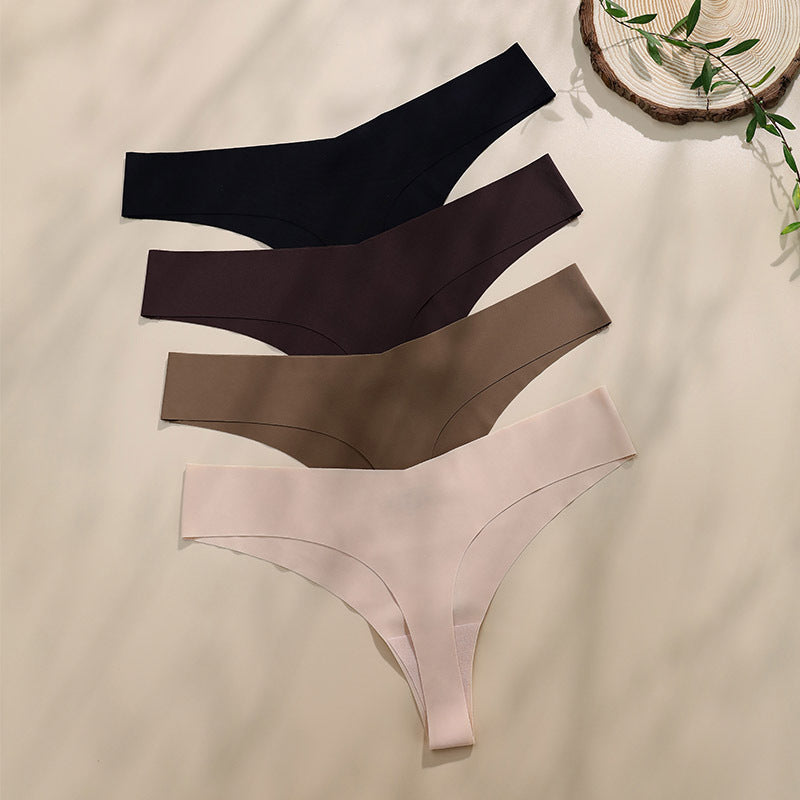 Plus Size V-neck Underwear Suit Women's No Steel Ring Seamless