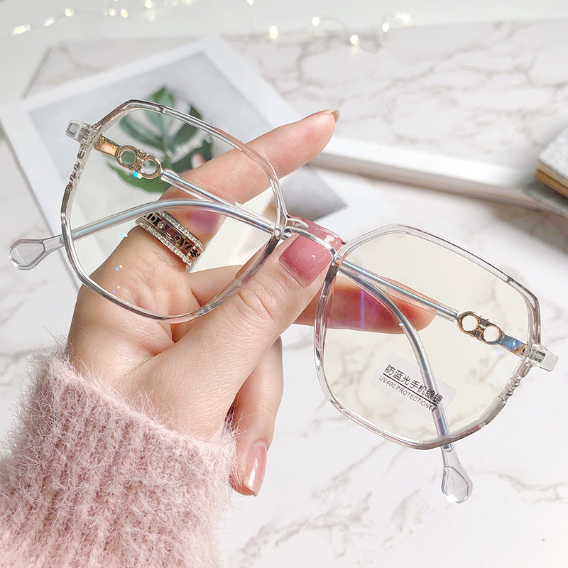 Korean Fashion Style Plain Net Red Glasses Frame