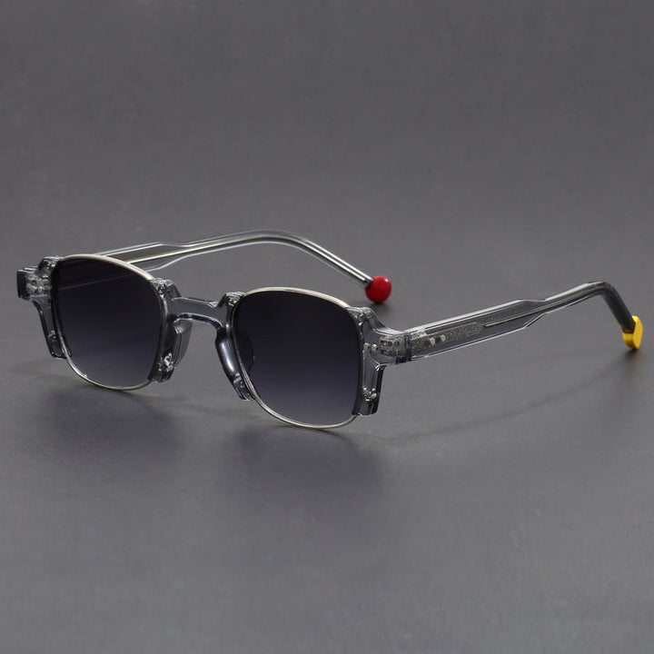 European And American Retro Pin Sun Glasses Korean Hong Kong Style Square Frame Sunglasses