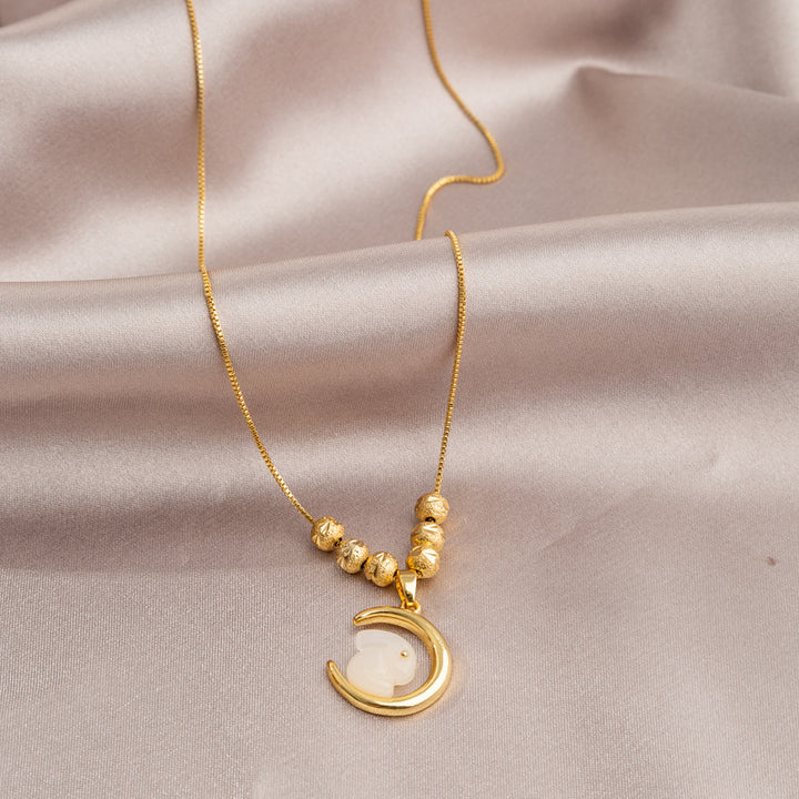 Necklace,stainless Steel,with White Rabbit,Only Self-pickup Is Supported, And The Displayed Prices Are All Self-pickup Prices