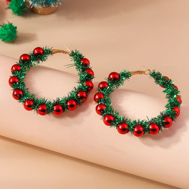 Ornament Christmas Cartoon Cute Earrings