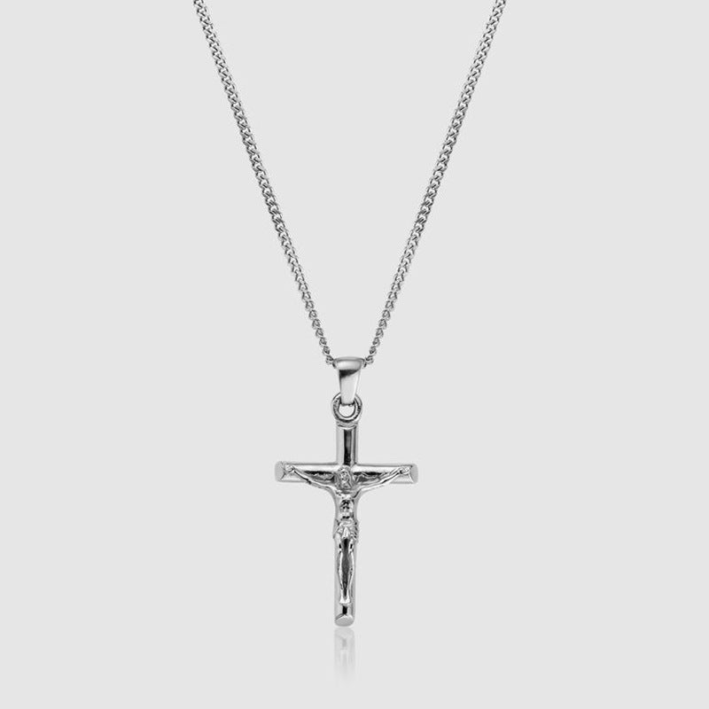 Stainless Steel Cross Pendant Punk Personality Necklace