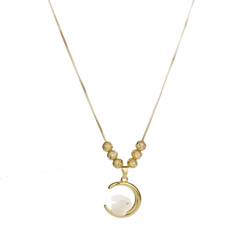 Necklace,stainless Steel,with White Rabbit,Only Self-pickup Is Supported, And The Displayed Prices Are All Self-pickup Prices