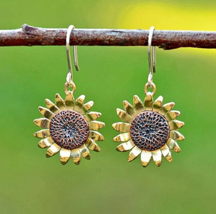 Retro Temperament Eardrops Beautiful Chrysanthemum