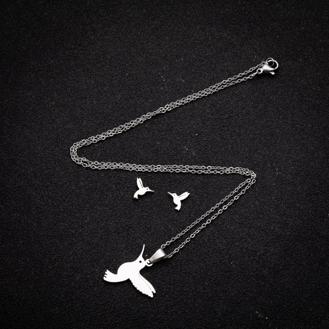 Cute Little Animal Stainless Steel Jewelry Set
