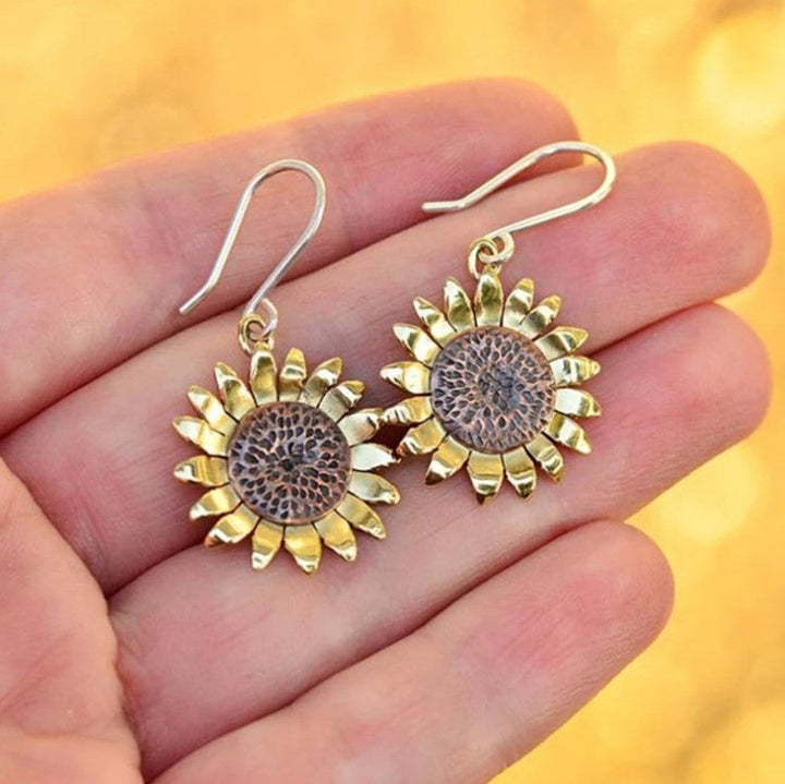 Retro Temperament Eardrops Beautiful Chrysanthemum