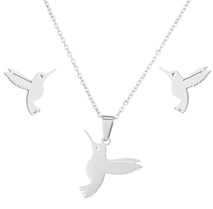 Cute Little Animal Stainless Steel Jewelry Set