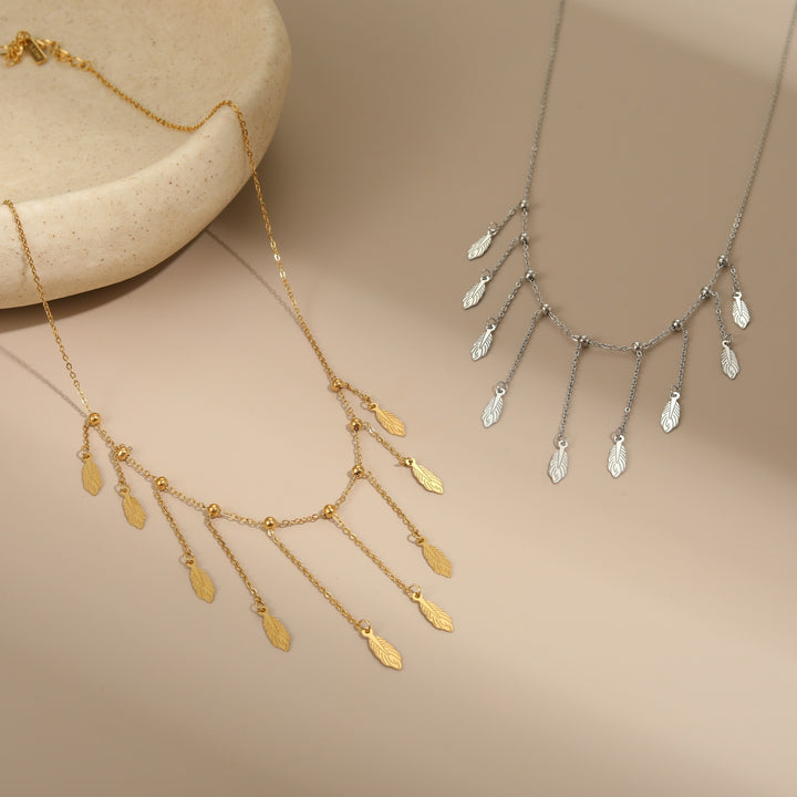 Clavicle Chain Tassel Light Luxury High-grade Titanium Steel