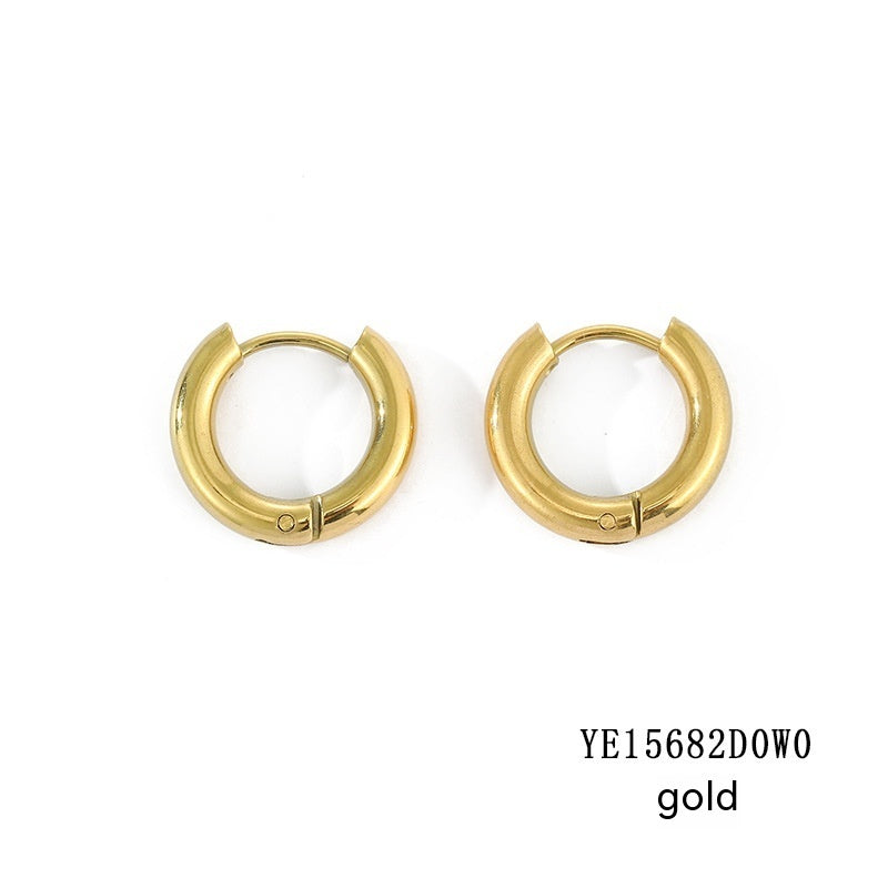 Classic Round Hoops Earrings