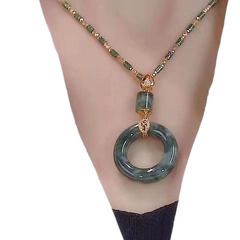 Necklace Temperament Wild Safety Buckle Pendant Clavicle