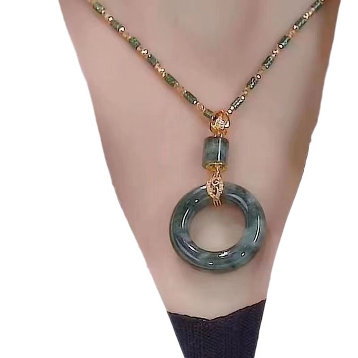 Necklace Temperament Wild Safety Buckle Pendant Clavicle