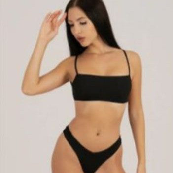 No Sun Marks Breathable Banded Bikini Swimsuit For Women